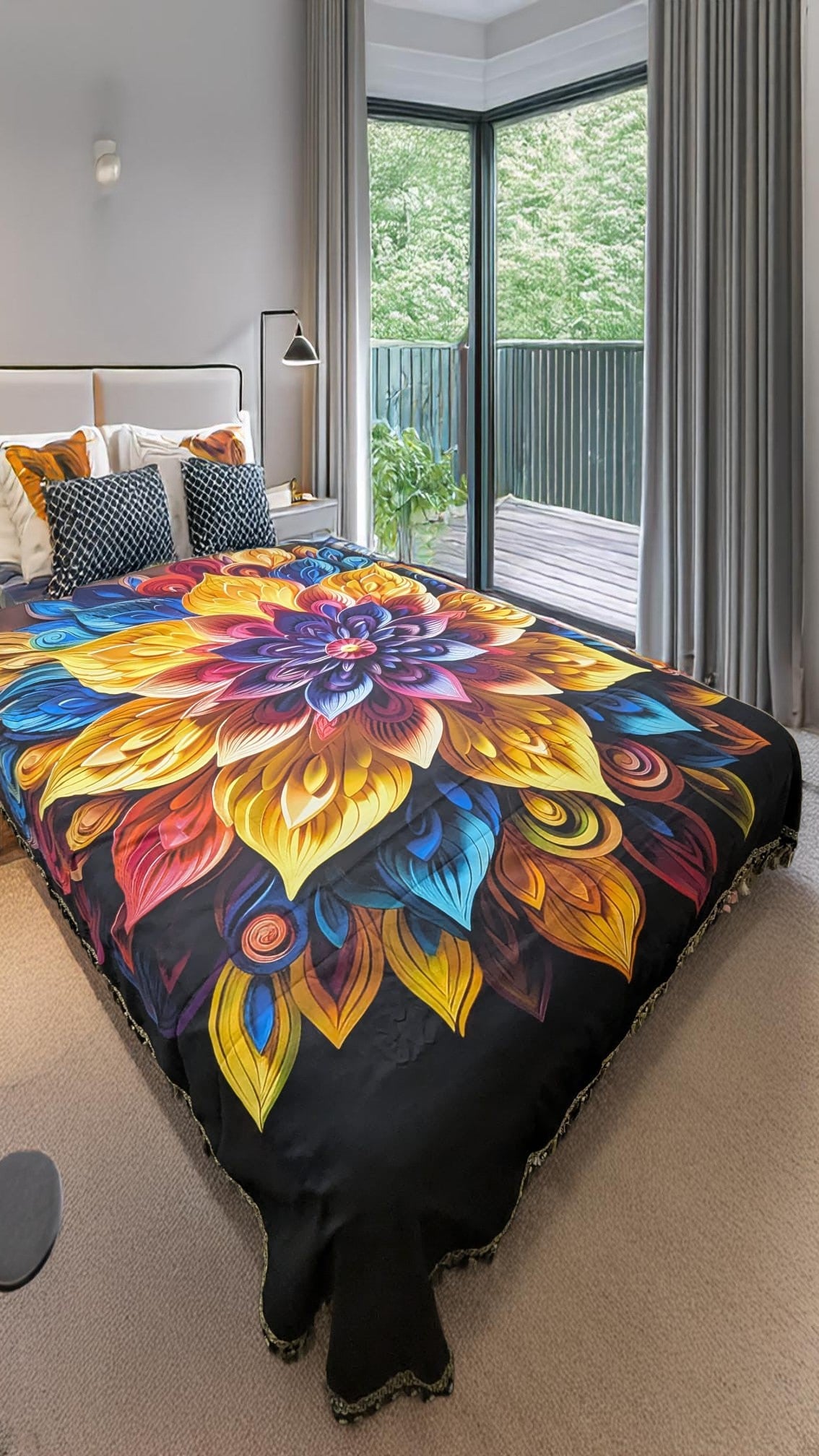 Lotus on Bed