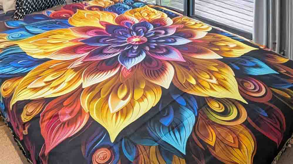 Lotus on Bed