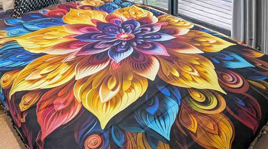 Lotus on Bed
